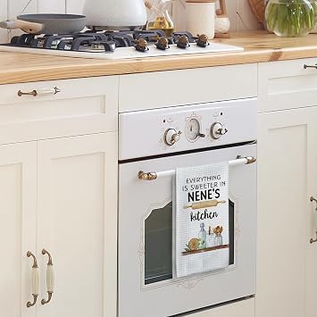Nene's Kitchen Towels - Nene Gifts for Grandma: Hand, Dish, and Tea Towels for Kitchen, Christmas, and Mother's Day - 16x24 Inch