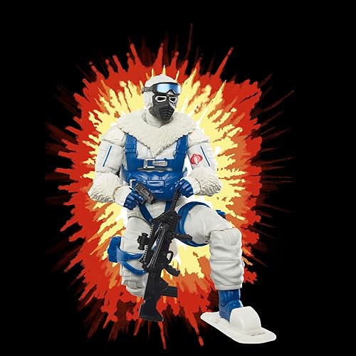 Miniatura 6 de G.I. Joe Classified Series Retro Cardback Snow Serpent, Figura de acción coleccionable de 6 pulgadas con 8 accesorios