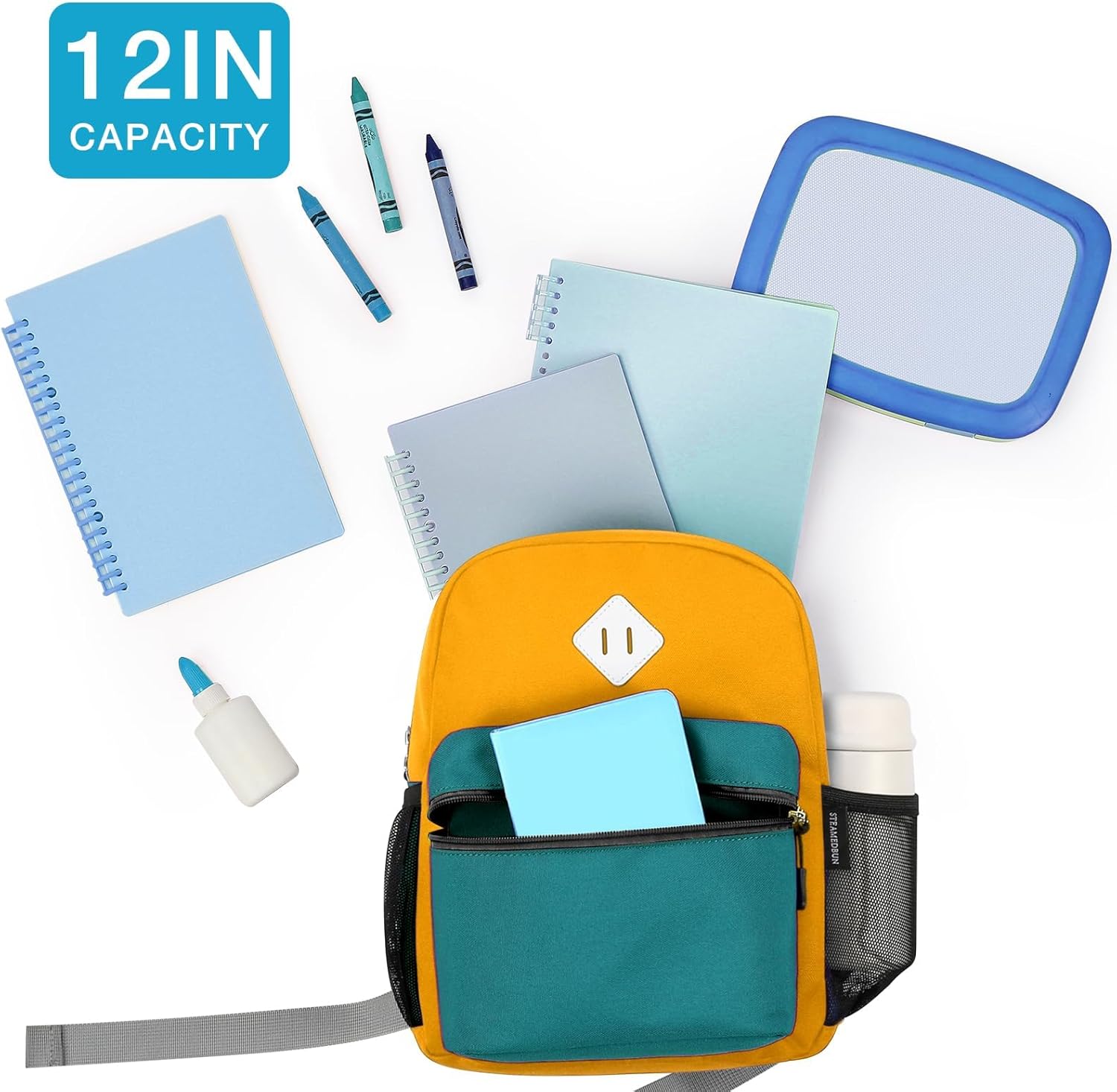 STEAMEDBUN Toddler Backpack Boy 2-4, Kids Backpack Boys, Preschool Daycare Travel Small- 12inch - Image 4