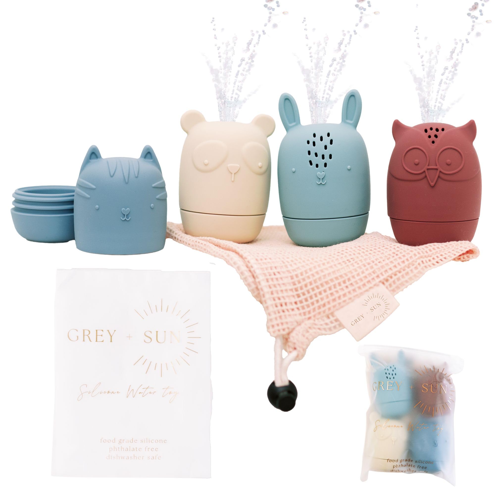 Grey+Sun | Toddler Bath Toys, Toddler Easter Basket, Baby Bath Toys, Baby Pool Toys, Bath Toy Toddlers, Silicone Toy