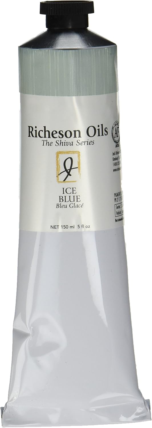 Jack Richeson 125036 Artist Oil Color, Ice Blue, 5 oz