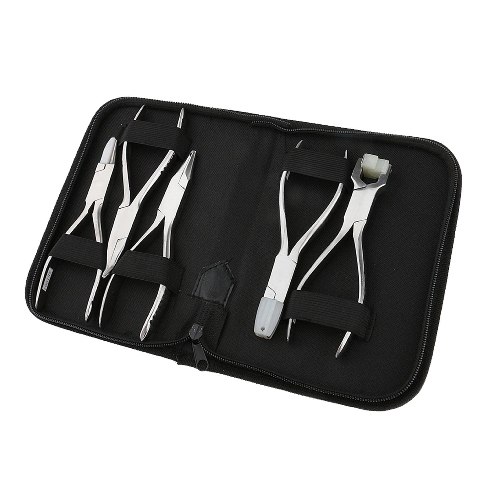 barenx Optiker-Reparatur-Zangen-Set, Edelstahl, 5 Stück