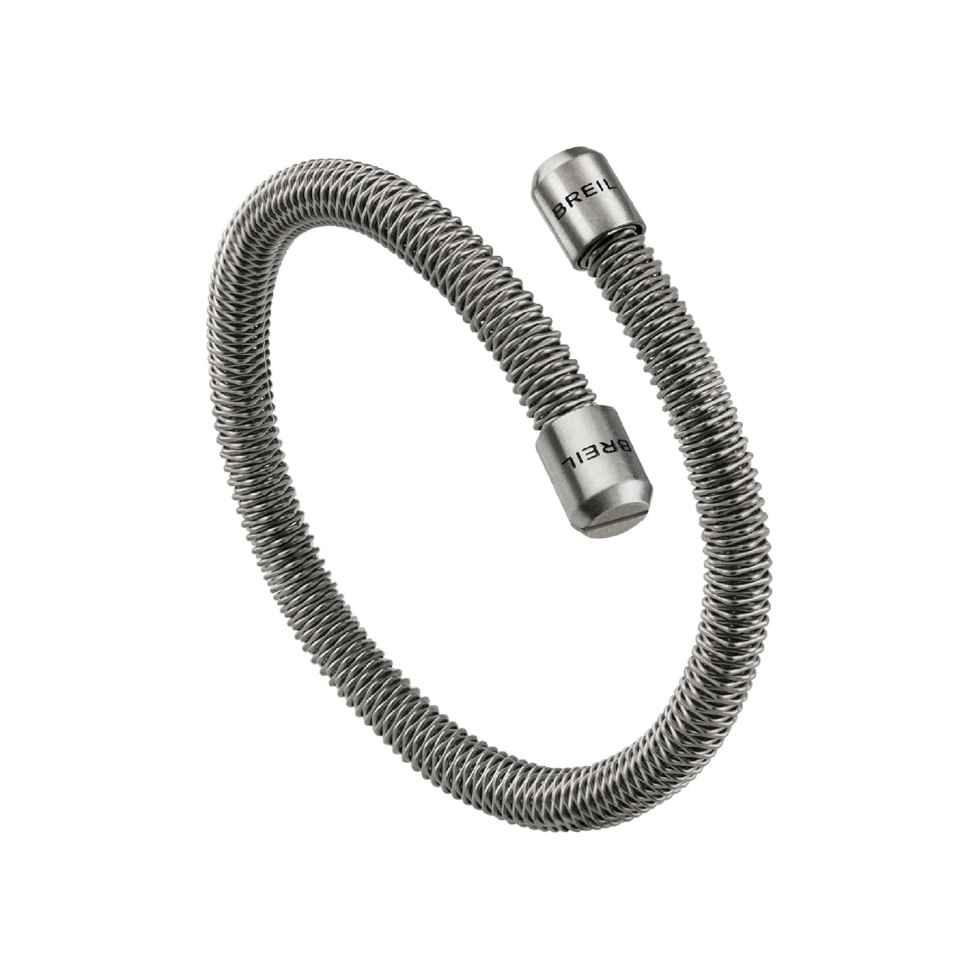 Breil Gioiello TJ2805 collezione NEW SNAKE, BRACCIALI da UOMO in ACCIAIO colore ARGENTO misura 22 con SENZA PIETRE