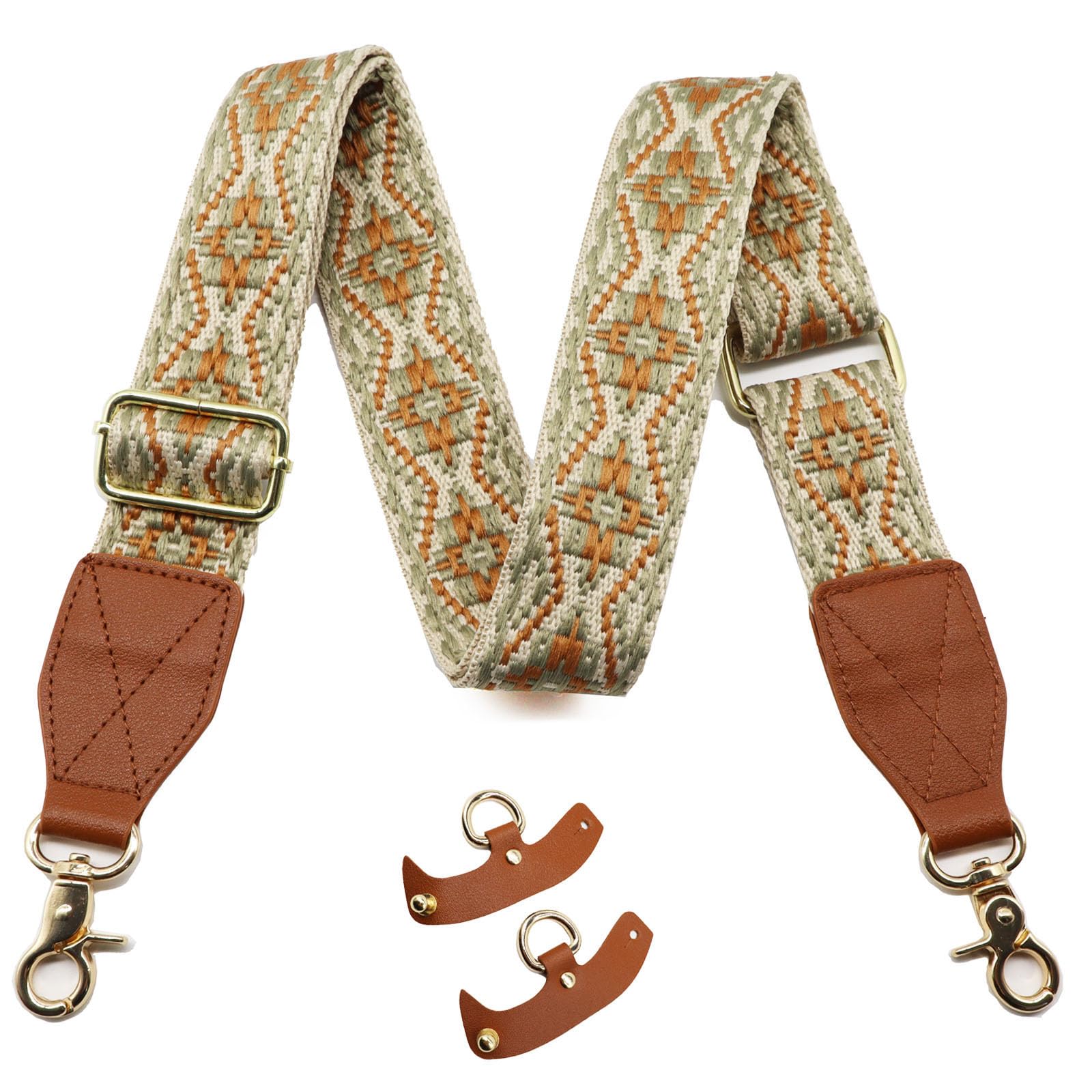 LEMEDE Purse Strap Replacement Crossbody 1.5" Wide Shoulder Strap Adjustable Straps Handbag Strap Replacement Belts