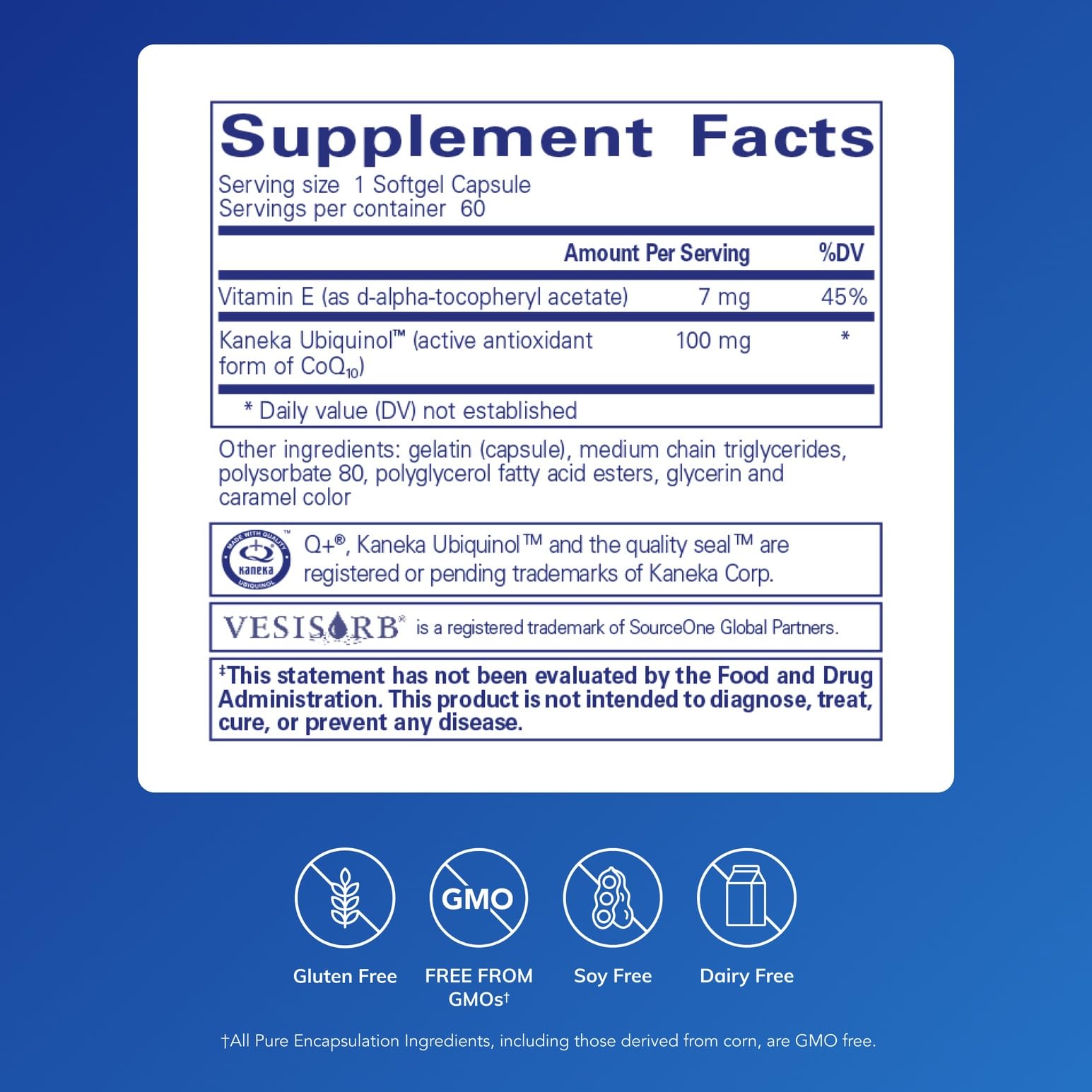 Pure Encapsulations Ubiquinol VESIsorb, 60 Caplique Capsules — Amazon image 2