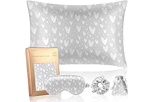 Mulberry Silk 19 Momme Pillowcase Sleep Set Including Eye Mask & Scrunchie