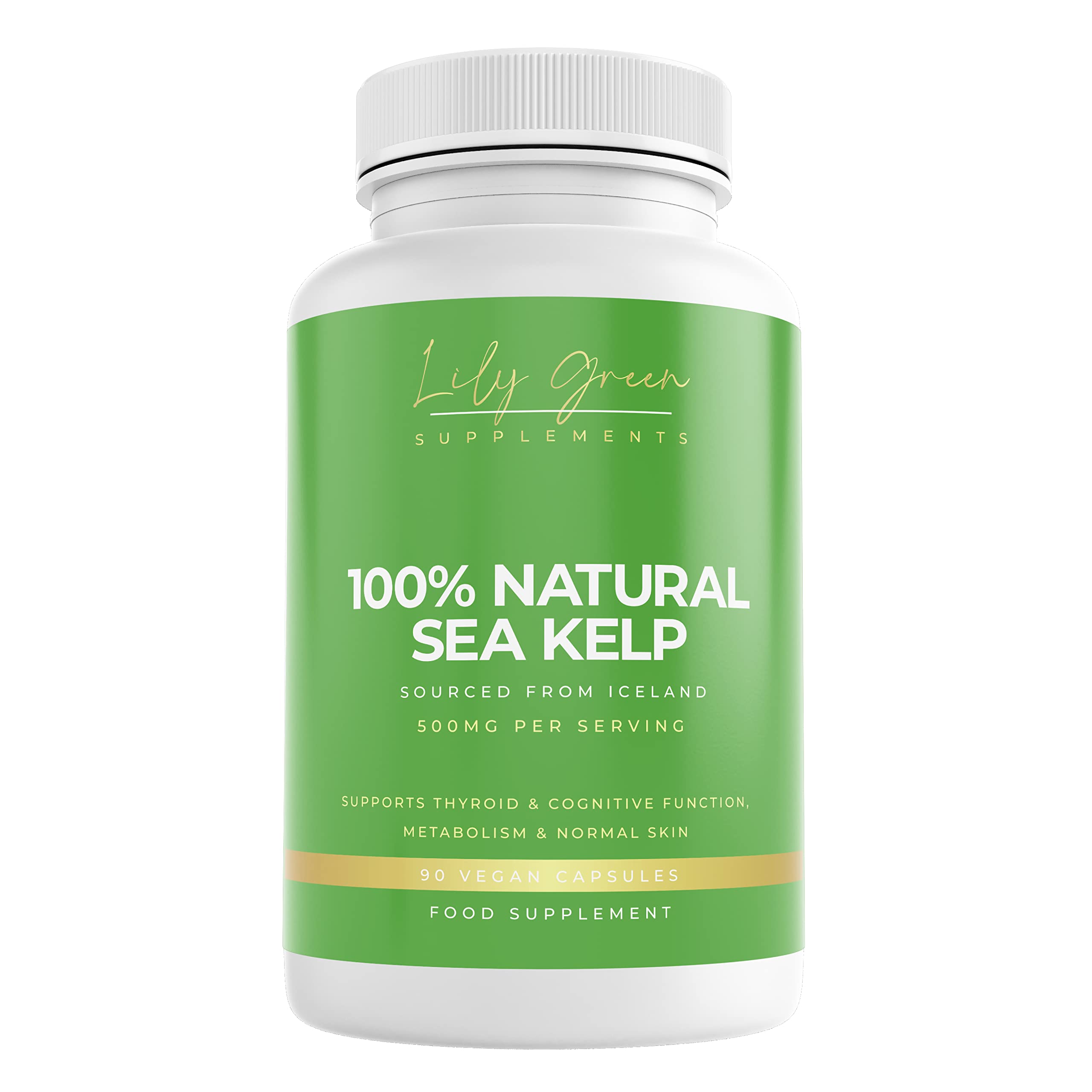 Buy Lily Green 100 Natural Sea Kelp 500mg per Serving 90 Iodine s
