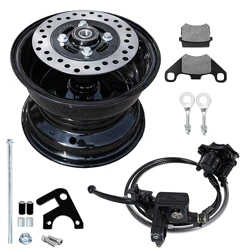JMCHstore Rear Rim Disc Hydraulic Brake Kit For Coleman CT200U BT200X CT200U-EX BT200X-G BT200X-O CT200U-EXR, Axis M200196cc Hisun 200cc Mini Bike