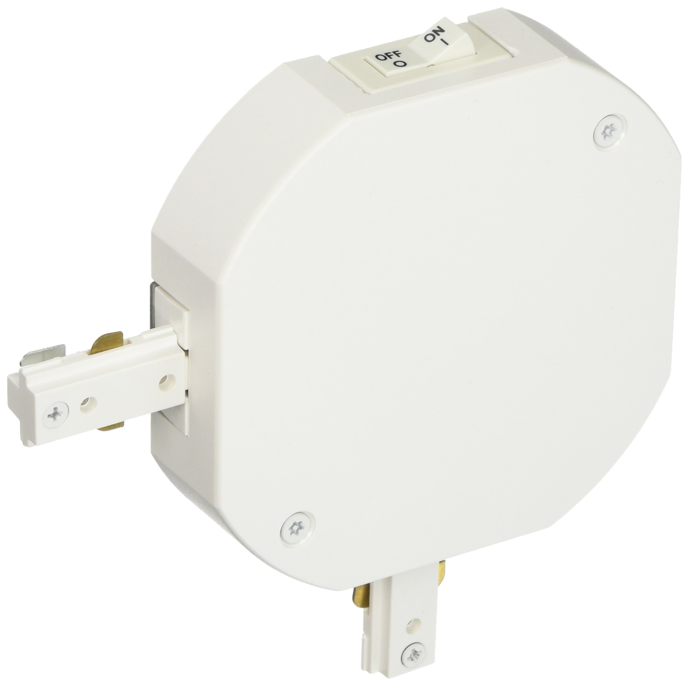 Limiteur de courant H Track double alimentation gauche THL-LEFT-2-2A-WT blanc