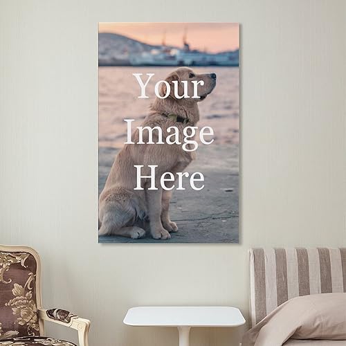 Miniatura 6 de Impresiones en lienzo personalizadas con tus fotos para mascotasanimales, imágenes de lienzo personalizadas para pared a imprimir enmarcadas