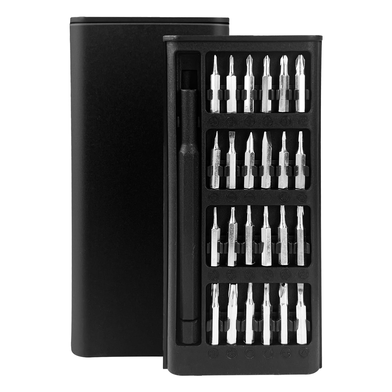 24-in-1 Precision Screwdriver Set – Small Magnetic Repair Tool Kit for Watches, Electronics, Phones, Game Consoles & Tablets