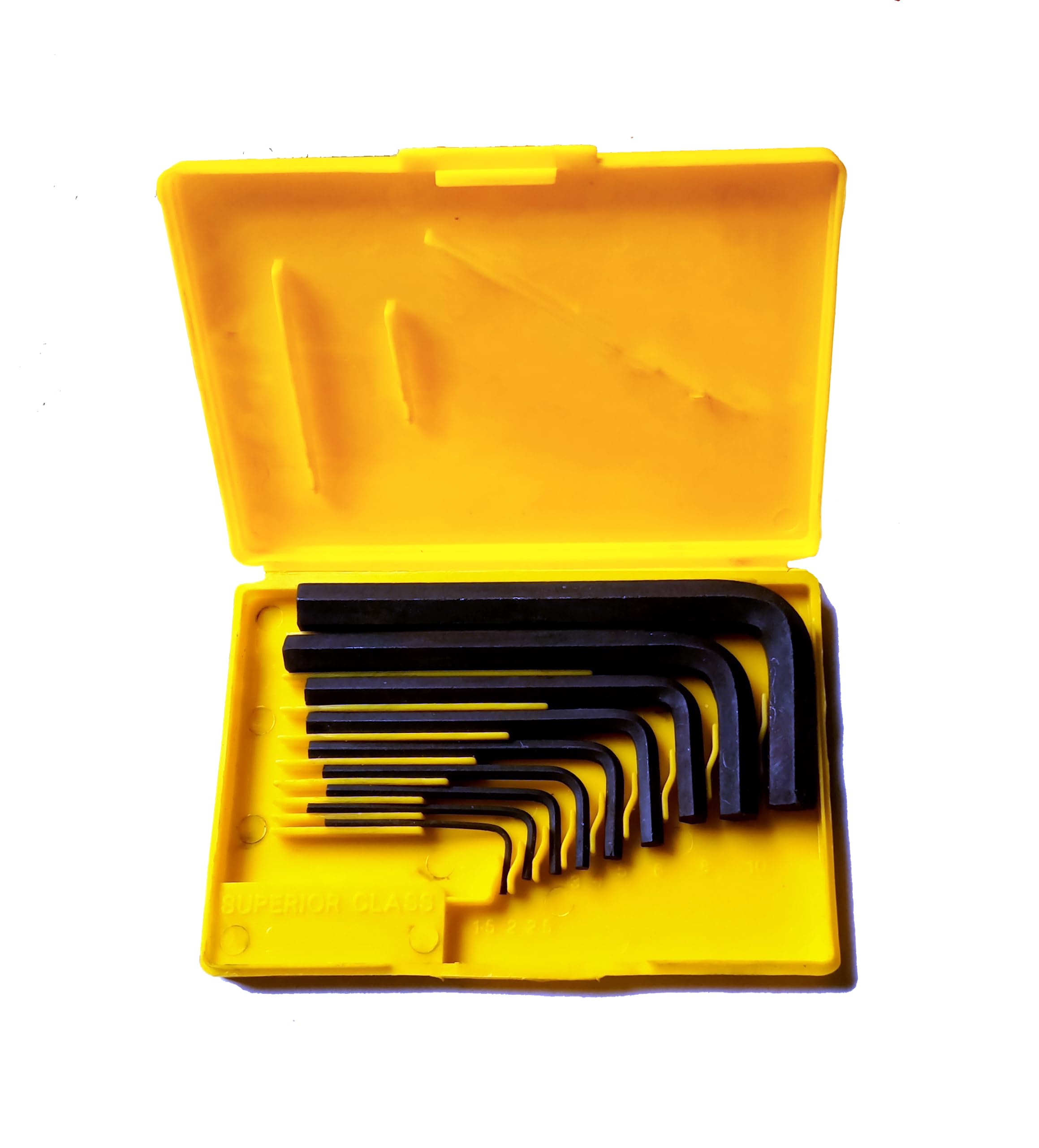 Steel L N Key Hex AllenKey Wrench Set Of 9 With PVC Box (1.5 to 10mm) (B09VH8L689) Amazon Price History, Amazon Price Tracker