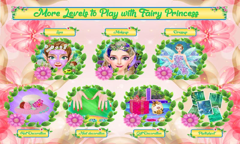 Fairy Tale Fashion Salon - Spa, Make Up and Dress Up - Fairy Tale Princess  Makeover Game