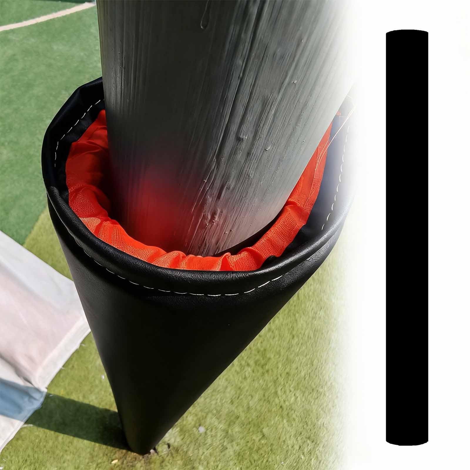 Okrągła wyściółka drążka na plac zabaw do słupków o średnicy 5-30 cm – ochraniacz obręczy do koszykówki i pokrowiec na garaż/siłownię