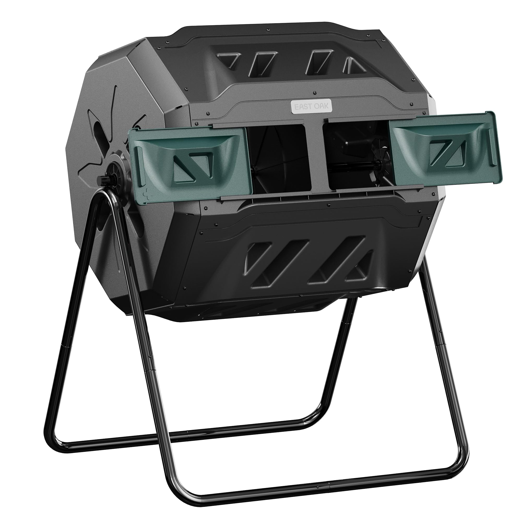 East Oak 43-Gal Dual Chamber Compost Tumbler