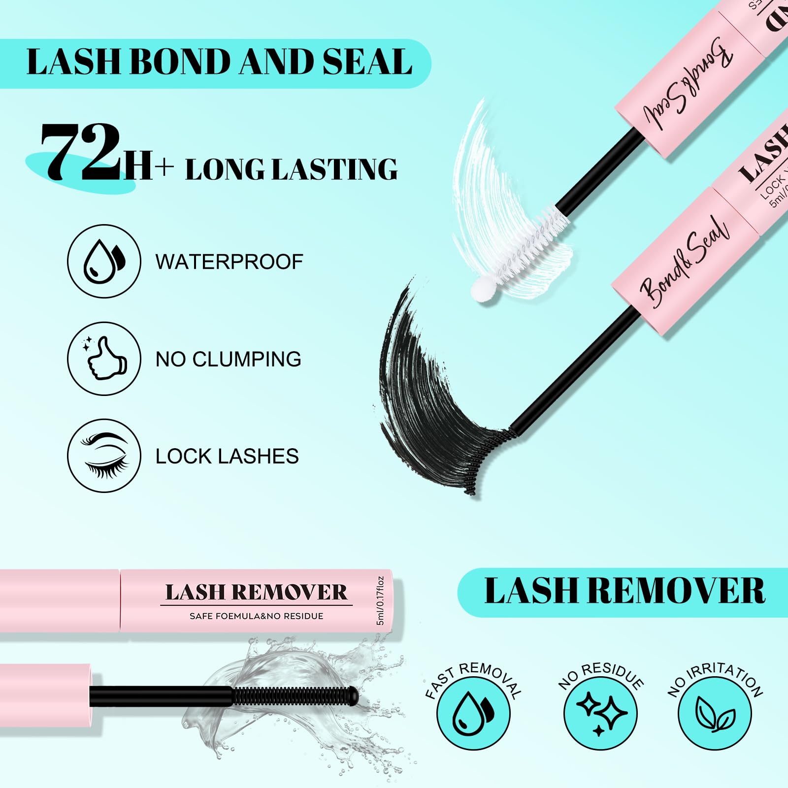 Natura Kit Ciglia Extension Ciuffetti Ciglia Finte Kit 320 pezzi 20D40D D Curl Ciglia Finte Lash Clusters Lash Bond e Seal,Glue Remover Pinzette Lash Applicator Tool（D-mix8-18mm Kit）