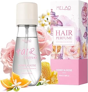 Hair Perfume,Honey & Rose Hair Perfume with Jojoba Oil & Argan Oil for Dry Damaged Hair,Nourish Hair and Shine,Reduce Split Ends and Fight Frizz,Hair Perfume for Women Long Lasting / 2.98 Fl.Oz