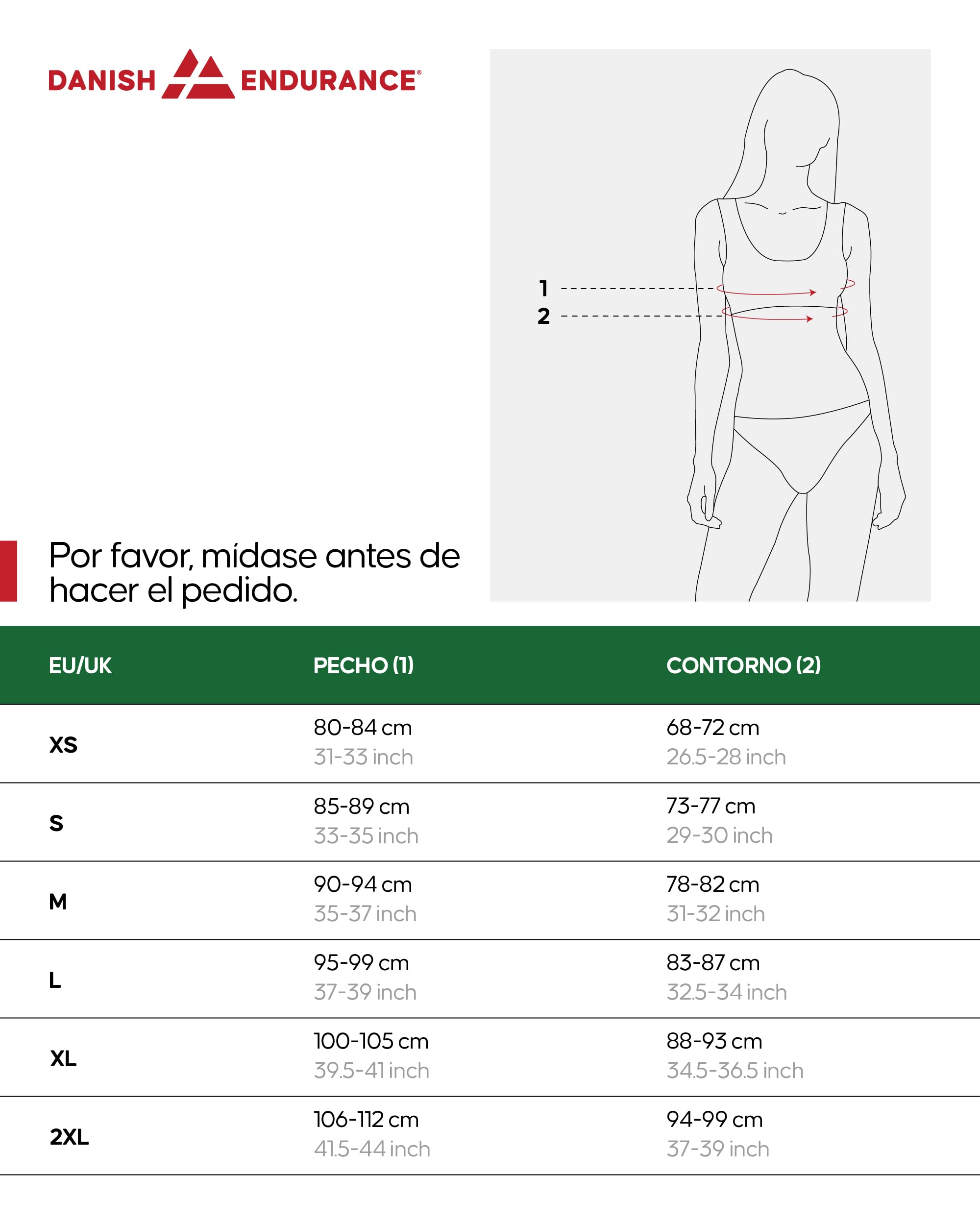 DANISH ENDURANCE Sujetador Espalda Nadadora para Mujer, Algodón Orgánico Suave, 1 y 3 Pack