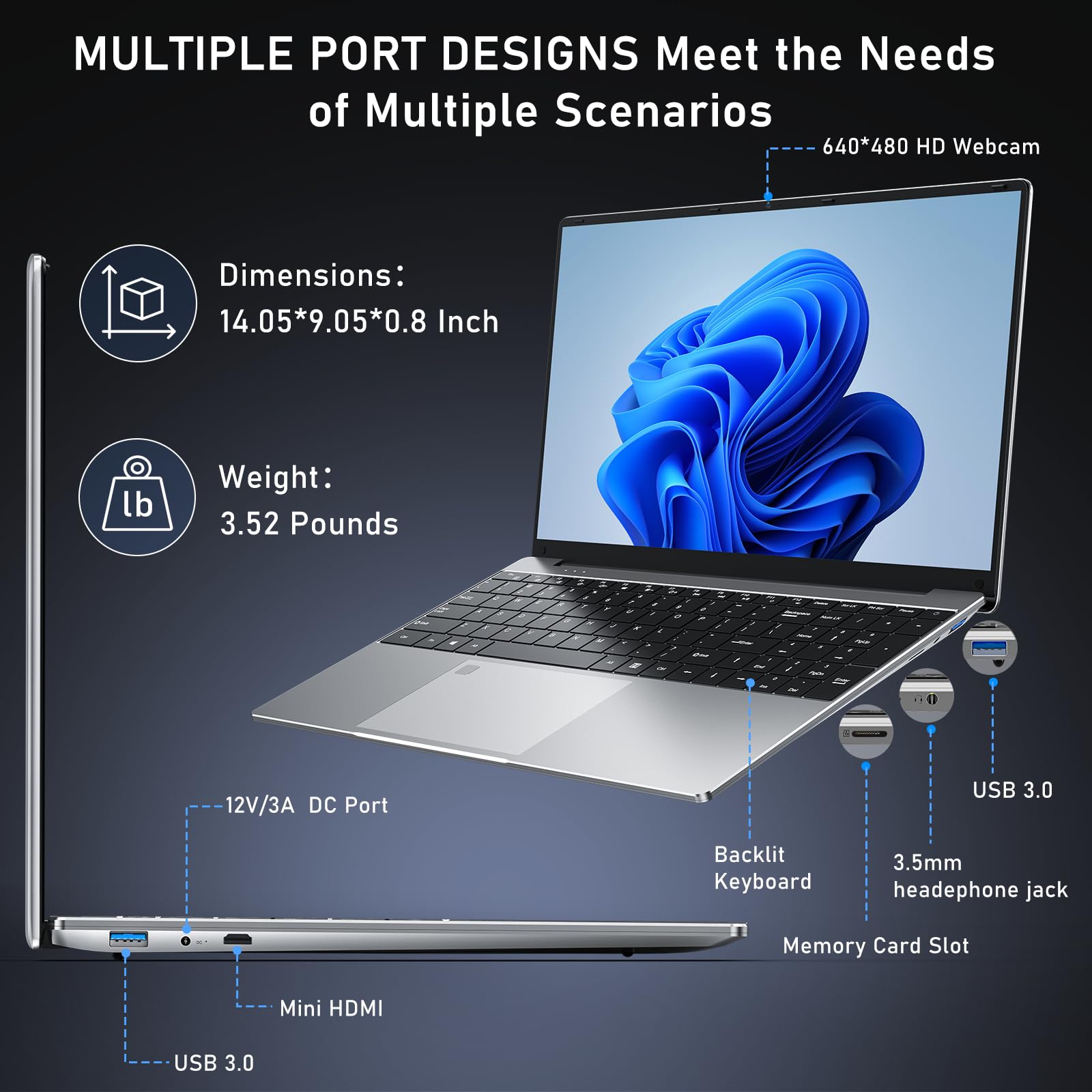 Lenovo Laptops NAIKLULU 15.6 Inch Laptop With N4020 Processor (1.1 To 2.8 Ghz), 8GB Hp Pavilion Laptop