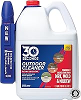 30 Seconds Mold & Mildew Stain Remover - Ready-to-Use Battery Powered Spray Wand, 1.3 Gallon for Decks, Fences & Siding
