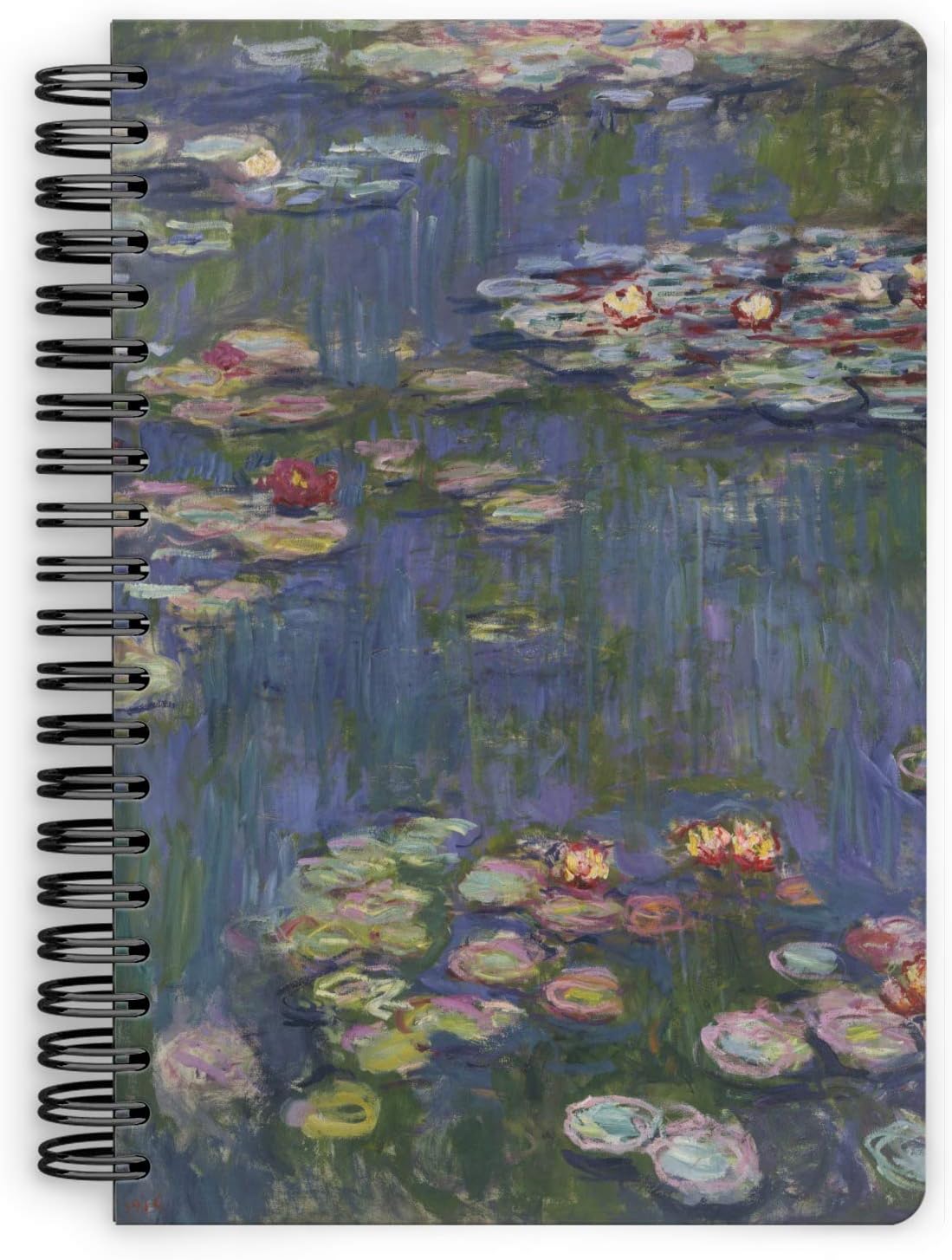 Water Lilies by Claude Monet Spiral Notebook - 7x10