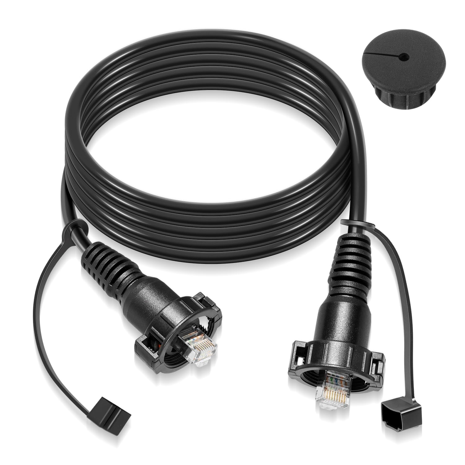 10FT Marine Network Cable Replace for Garmin 010-10550-00, Durable RJ45 Ethernet Cord (Male to Male), for Garmin ECHOMAP Plus/UHD/Ultra, for GCV 10/GCV 20/c, for GPSMAP/Panoptix