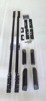 2Pcs Aluminum Roof Rail Rack Cargo Fits for Land Cruiser Prado J250 LC250 2024 2025