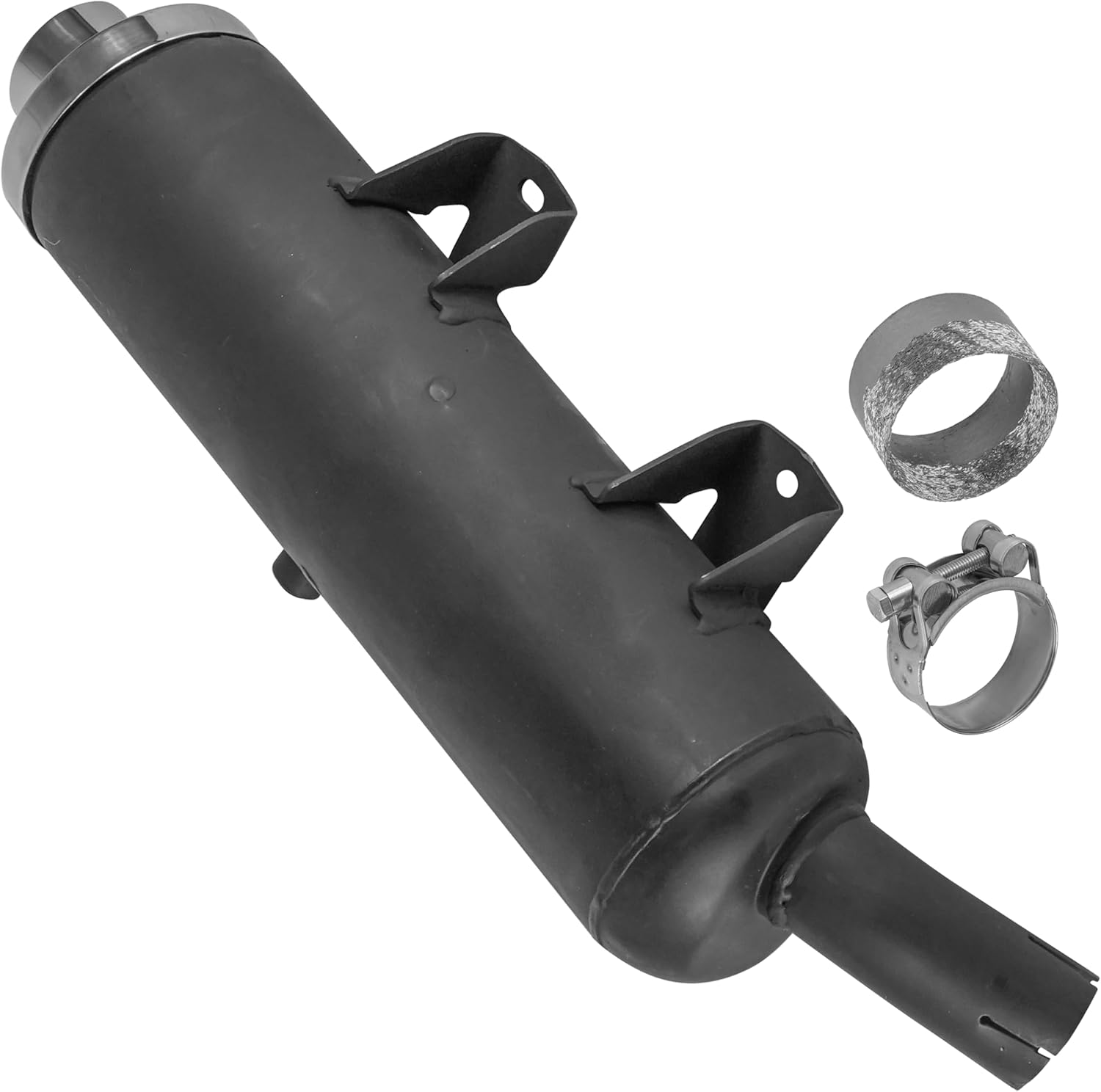 Caltric Muffler with Spark Arrester Compatible with Yamaha Raptor 660R Yfm660R 4X4 2002-2005