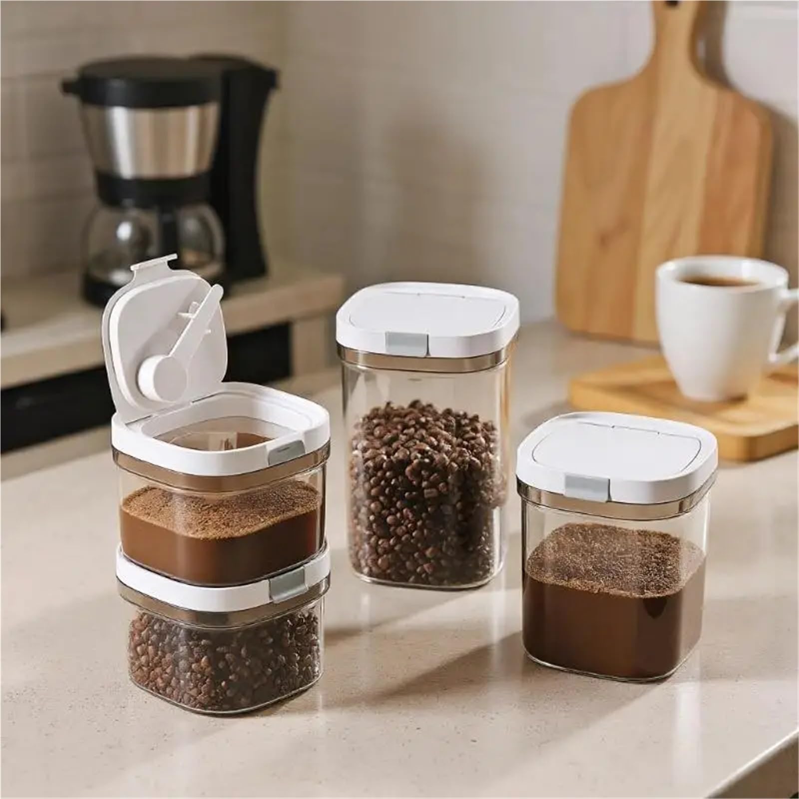 Contenitore ermetico for latte in polvere for conservazione del for in per Cibi, Farina, Cereali