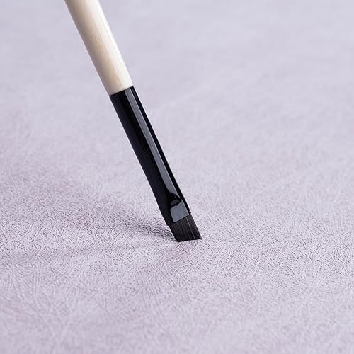 Miniatura 39 de Cepillo plano para cejas, pincel delineador de ojos en ángulo fino y cepillo de pestañas, cepillo de cejas en ángulo fino, cepillo plano para cejas