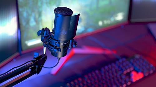 Miniatura 2 de Audio-Technica Micrófono de condensador USB AT2020USBXP, con DSP