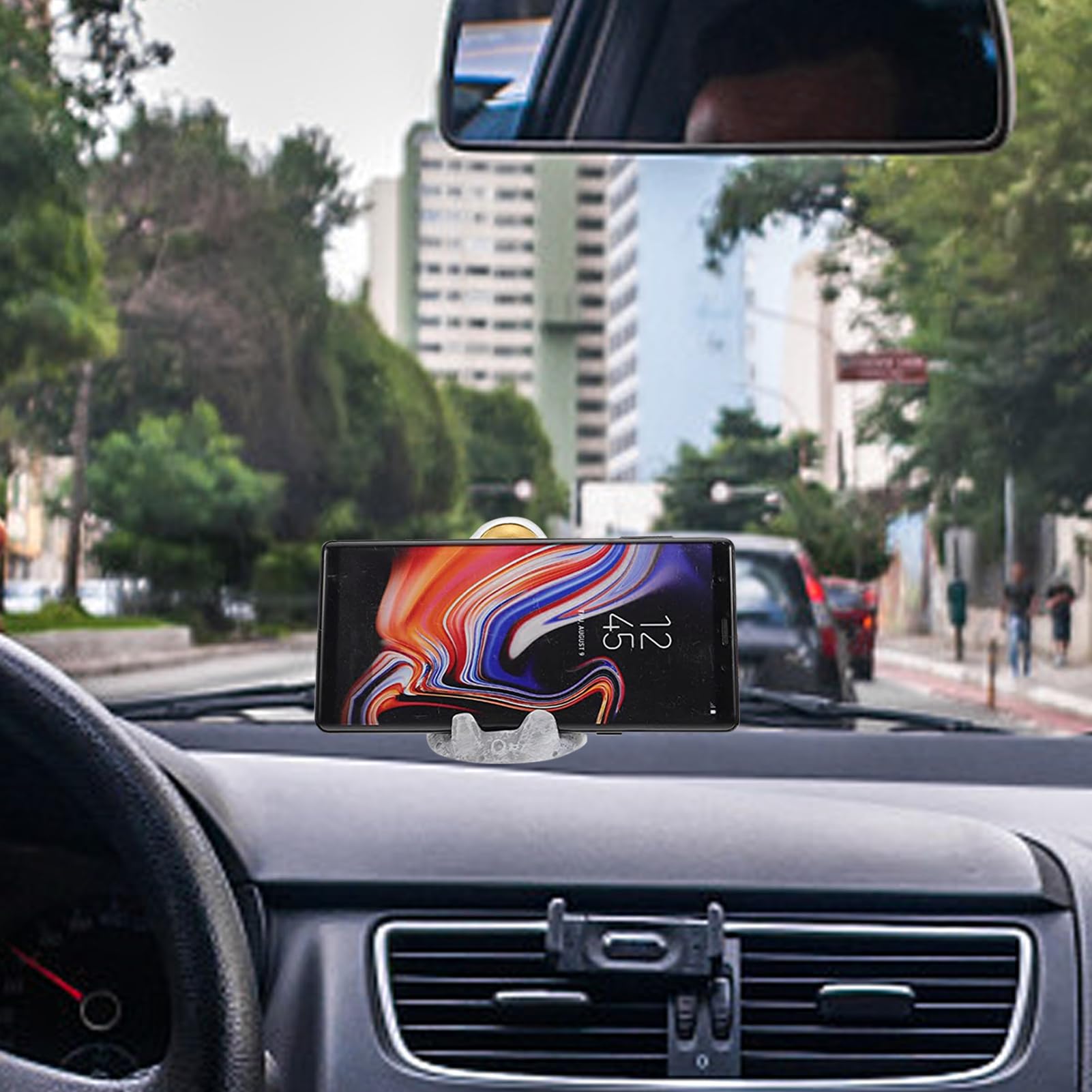 Support De Téléphone En Forme D'astronaute Bleu | Mode En