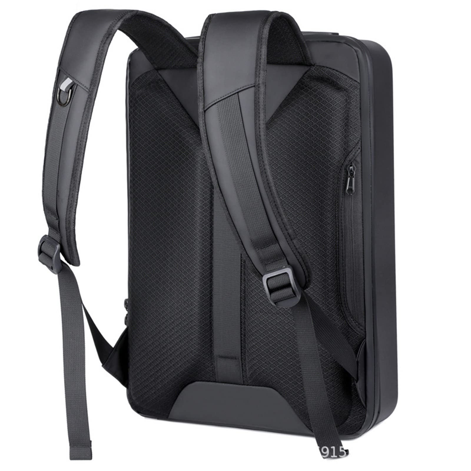 Sac à dos pour ordinateur portable à coque dure pour les hommes, sac à dos antivol à verrouillage TSA avec port USB, Business Collège Sac à dos pour ordinateur portable de 17 pouces