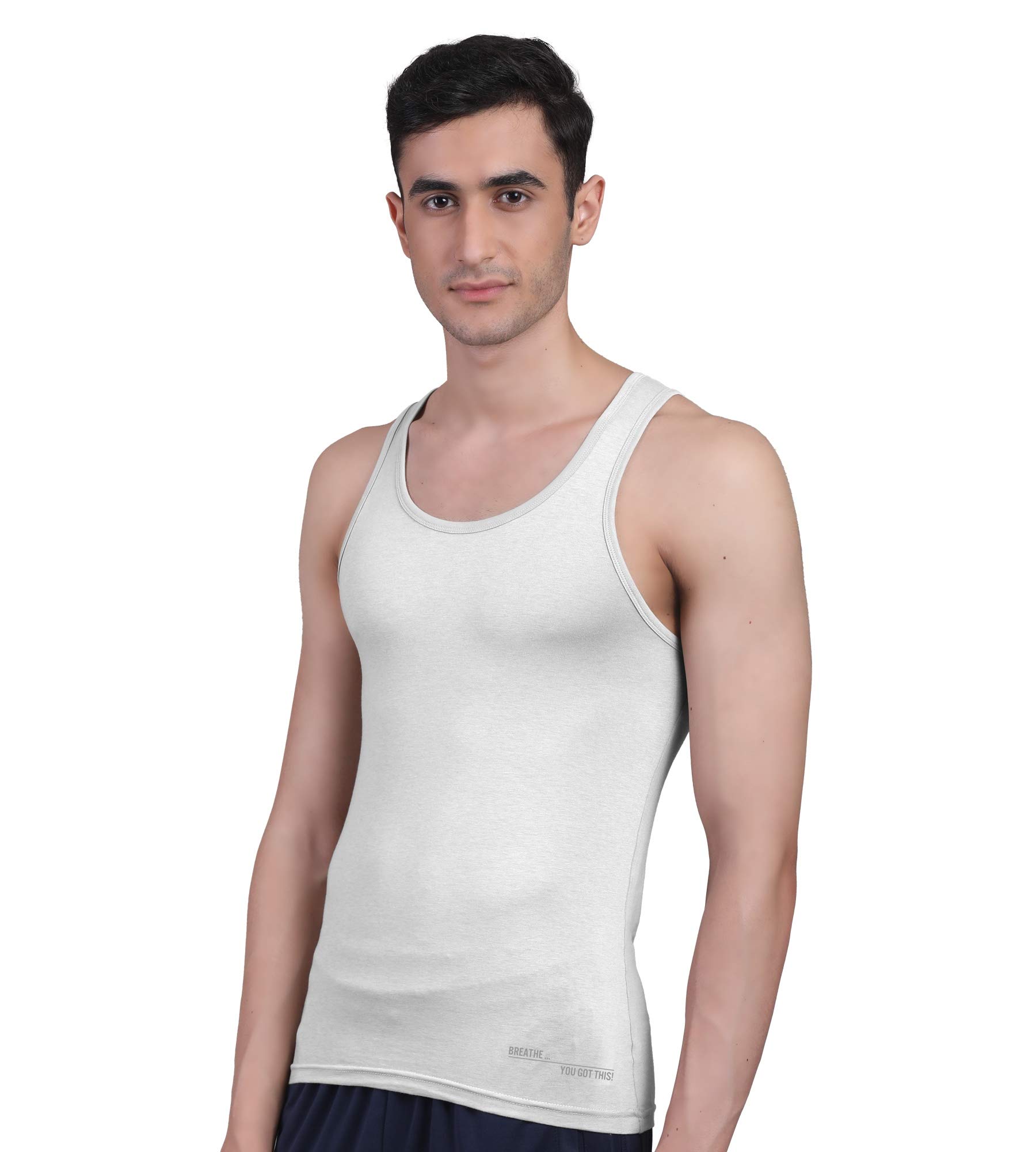 freecultr Vest for Men | Bamboo Sleeveless Super Soft Round Neck Gym Comfort Vests | Workout Regular Fit Innerwear | Breathable Sando with Long Hemline | Pack of 1 for Ultimate Comfort-picture-17