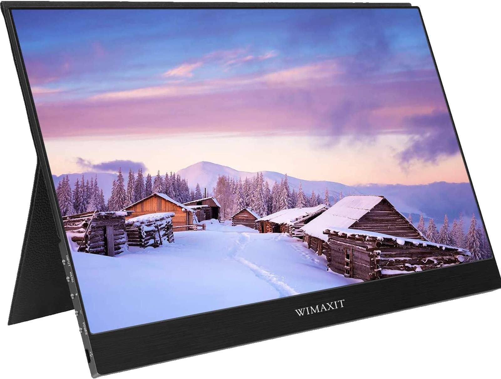 Wimaxit 13.3Inch 1920x1080P IPS HDR Portable USB-C HDMI Monitor Ultra Thin Build in Speaker Dual HDMI Input Gaming Monitor Type-C Travel Monitor for Laptop,Cellphones