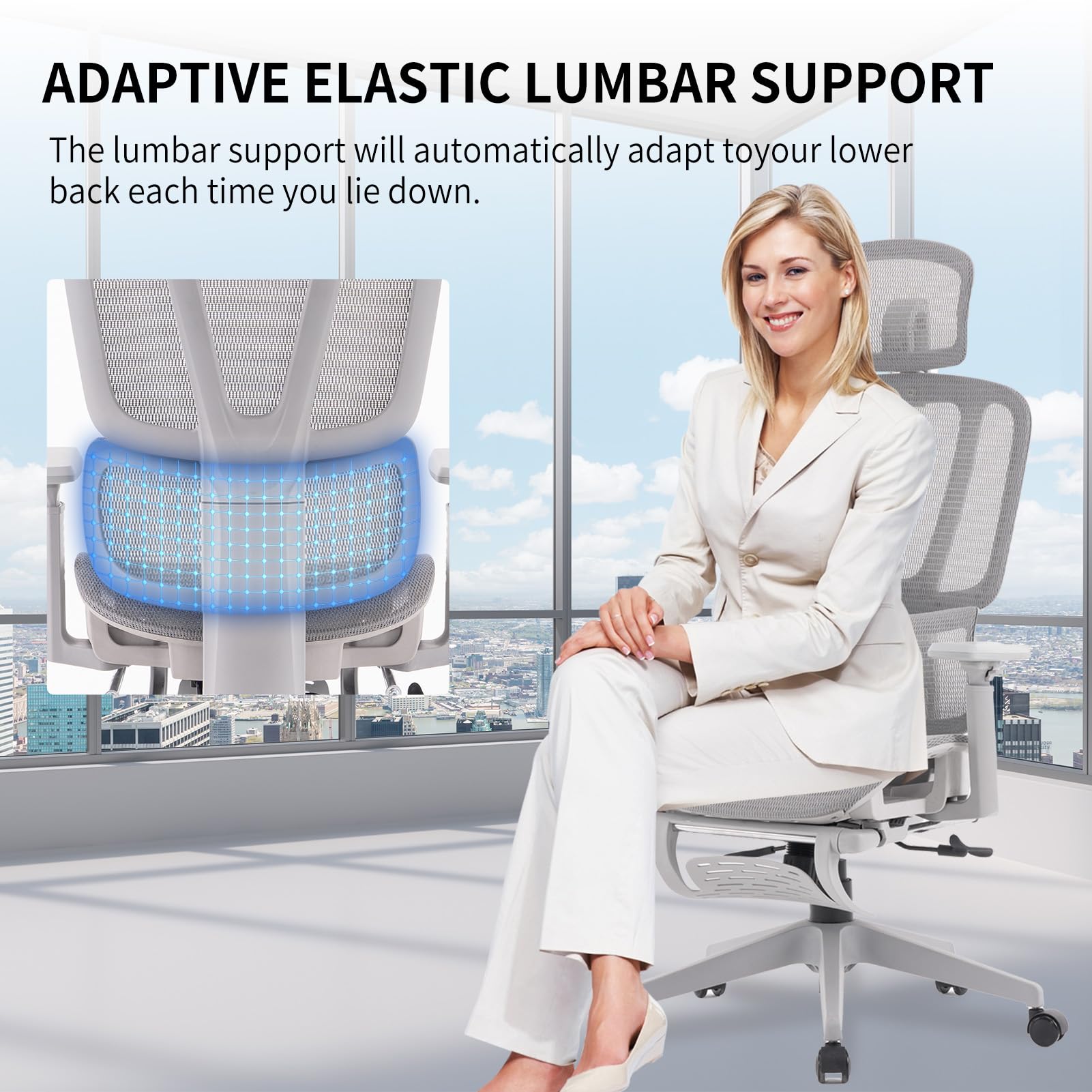 Amazon Best Selling Nouhaus Ergo 3D Ergonomic Office Chair With