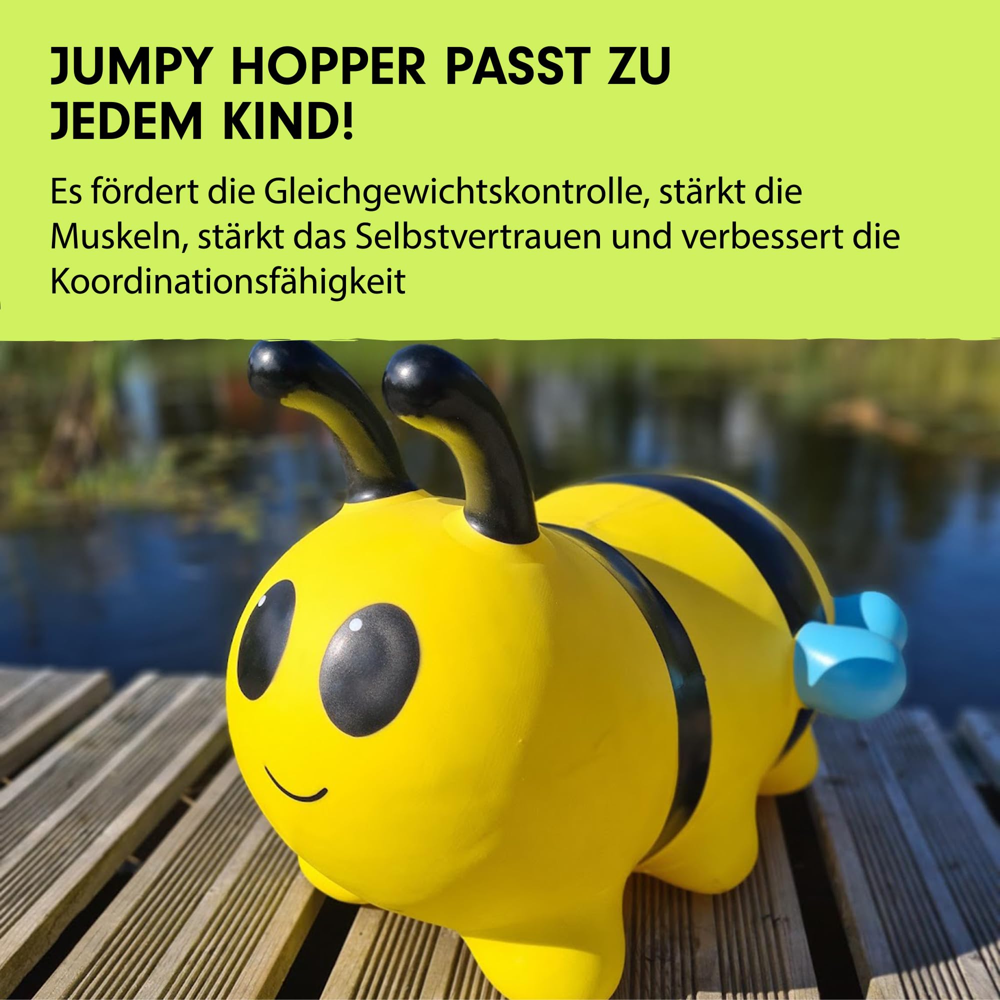 Jumpy Hüpftier Biene
