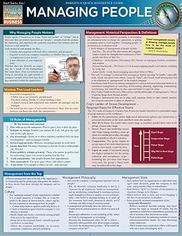 Managing People: QuickStudy Laminated Reference Guide (Quick Study Business)