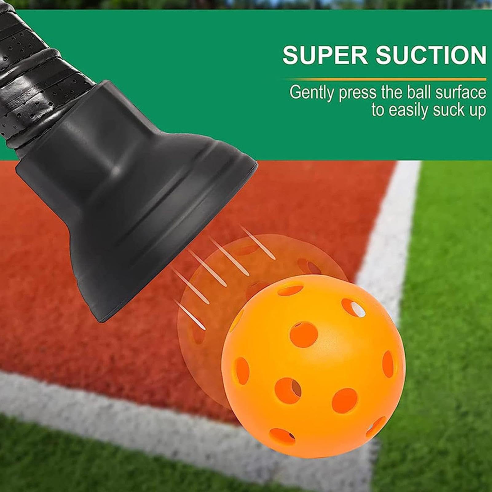 Tennis Ball Retriever, Portable Tennis Picker, Table Tennis Suction, Court Accessory