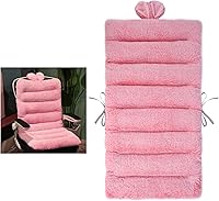 Vista 12 de ELFJOY Cojín para Silla de Oficina 100cm Cojín para Silla de Escritorio Cojín de Asiento con Soporte Lumbar Cojín para Silla de Descanso con Banda