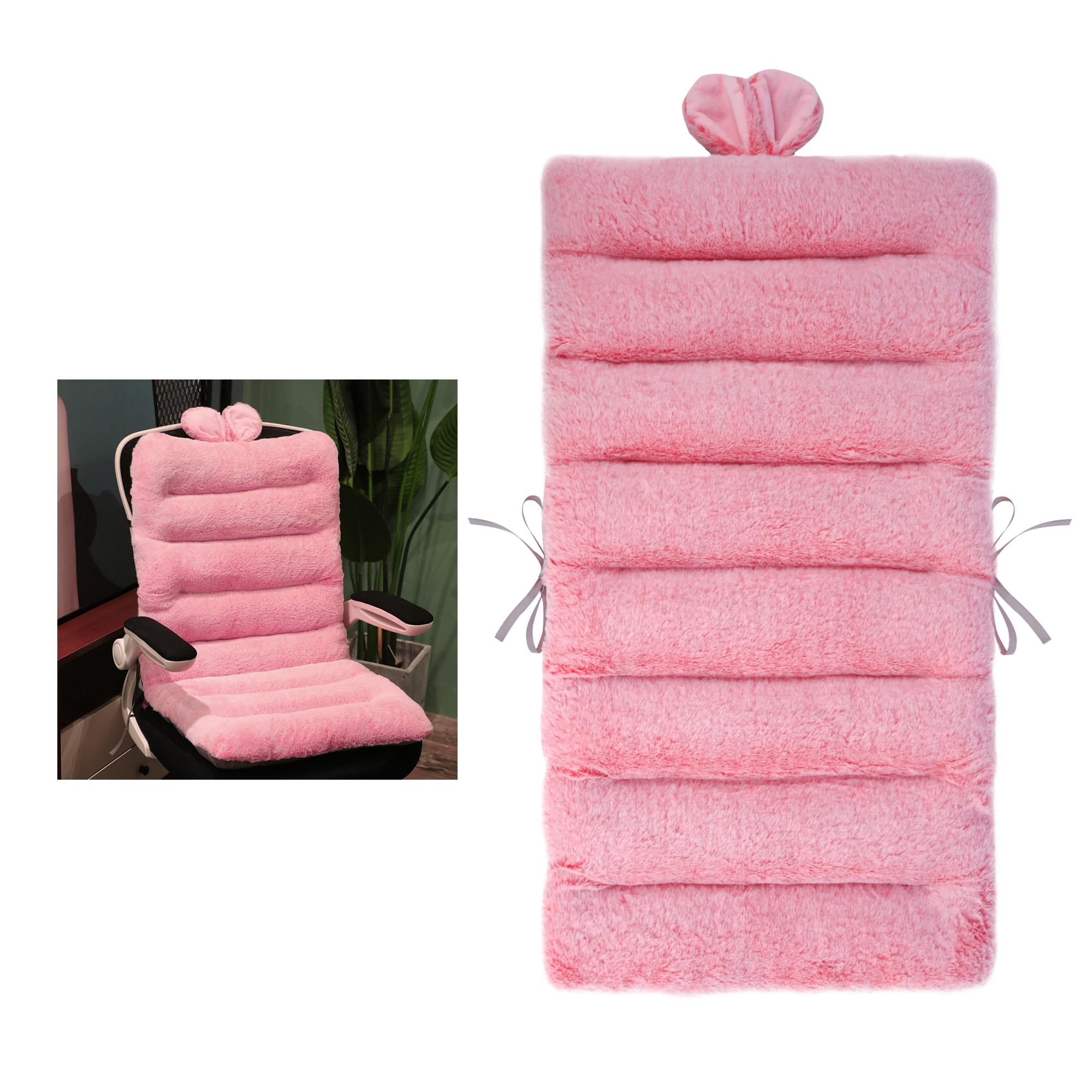 ELFJOY Pink Desk Chair Cushion - Comfort & Support -9