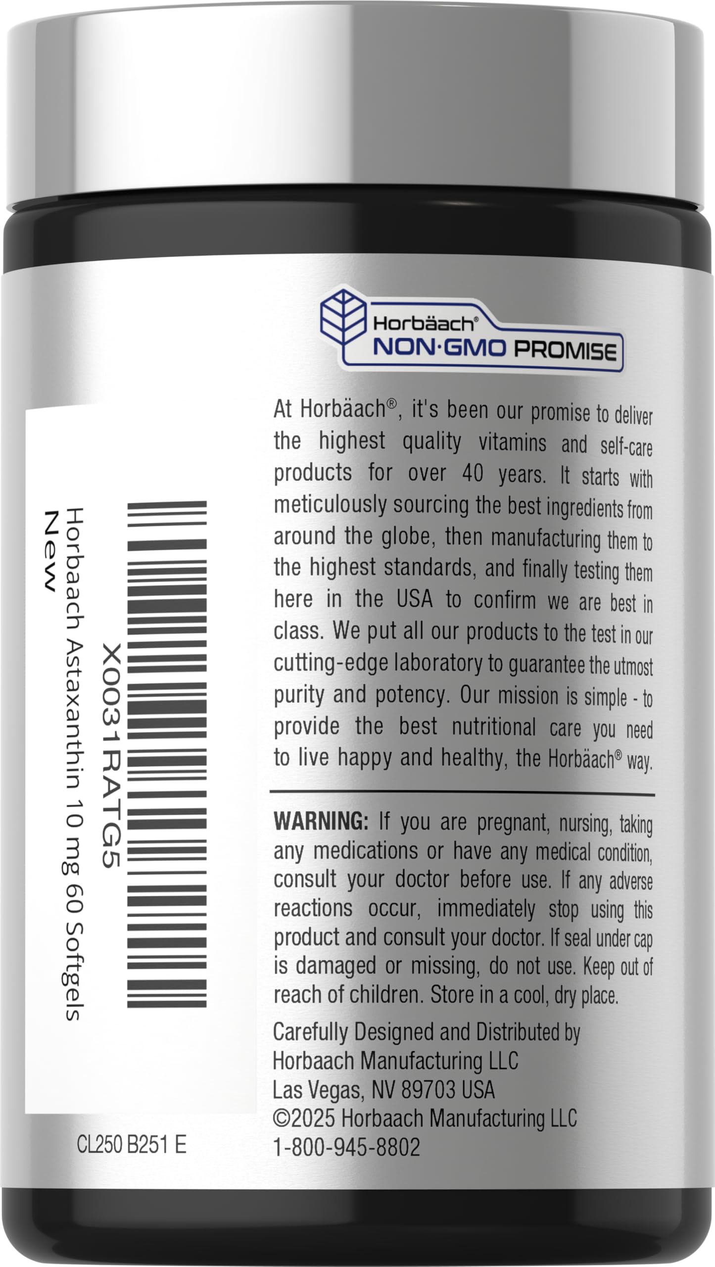 Horbäach Astaxanthin Supplements | 10mg | 60 Softgels — Amazon image 3
