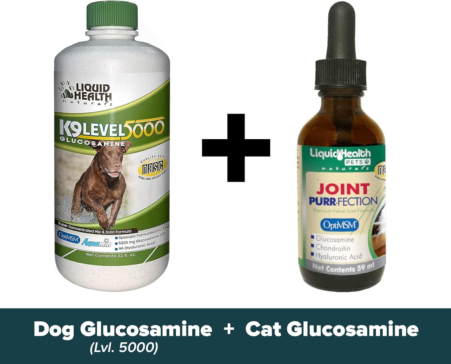 LIQUIDHEALTH 32 Oz Dog Liquid Glucosamine Level 5000 Cat