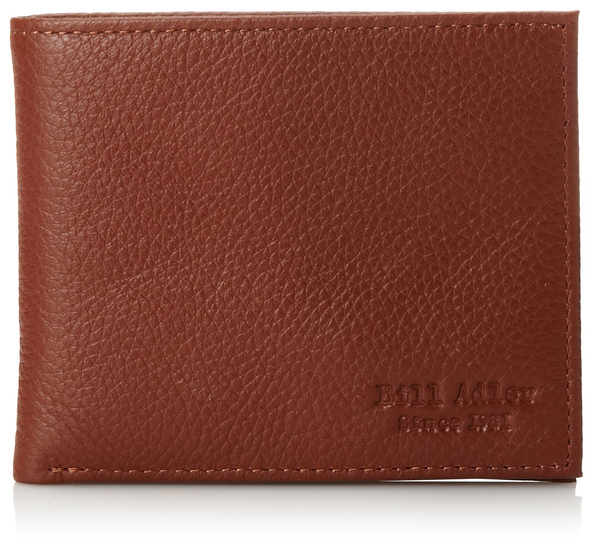 Bill Adler Men's Bridle Leather Billfold, Brown, One Size