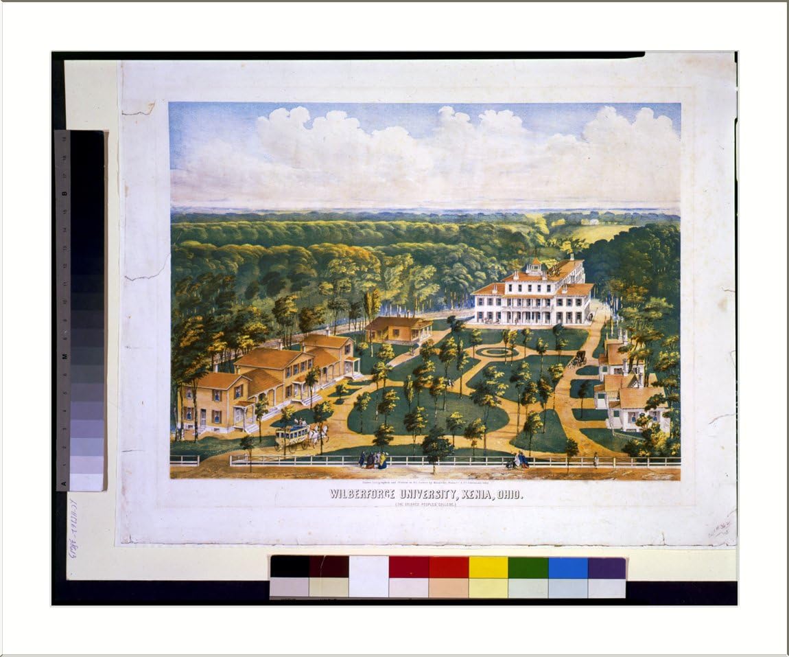 Historic Print (L) Wilberforce University, Xenia, Ohio