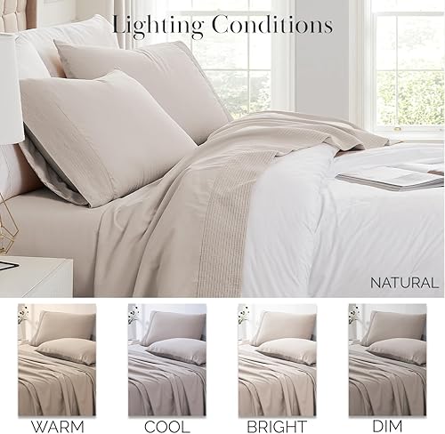 Vista 106 de Southshore Fine Linens®, juego de ropa de cama con bolsillo profundo Negro