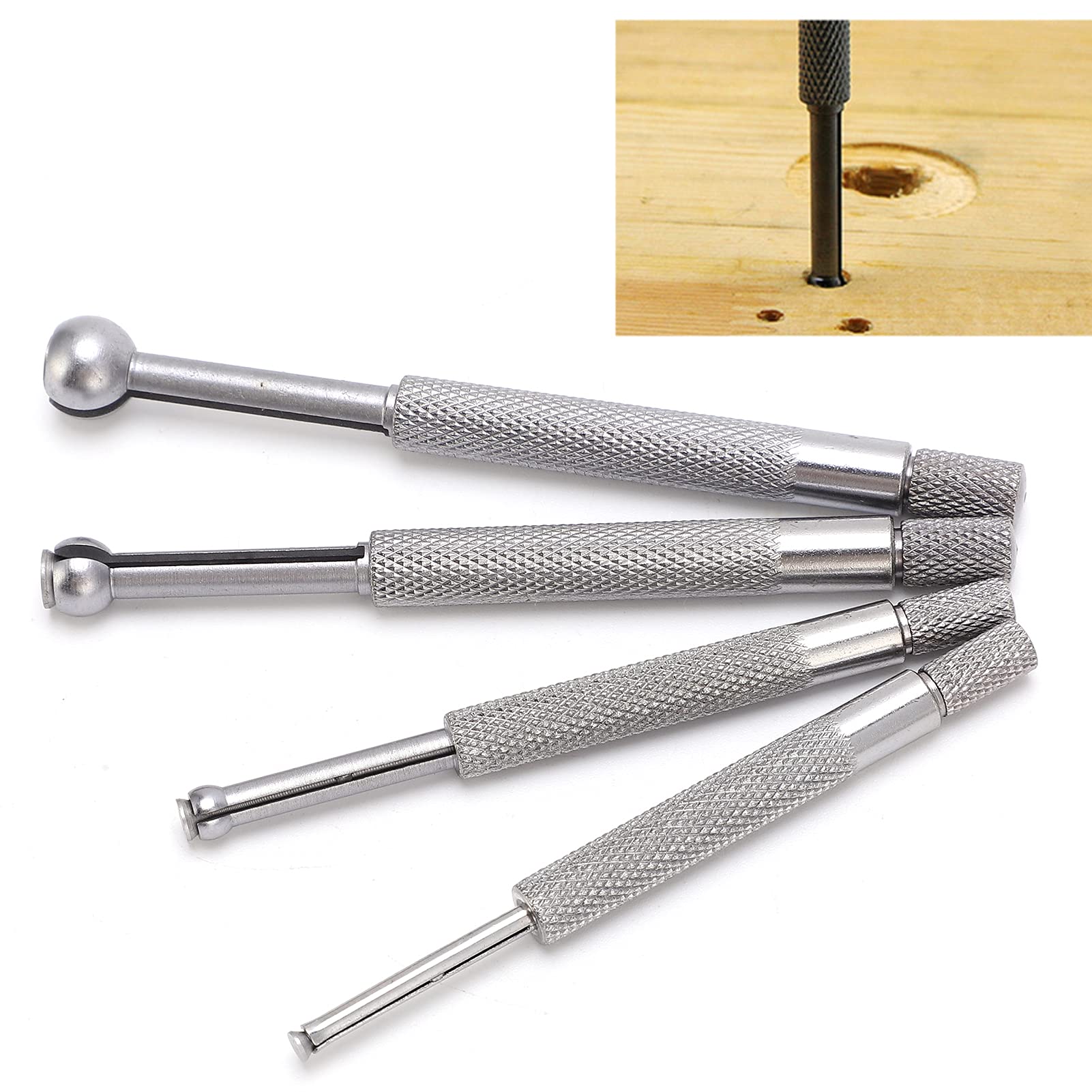 Jauge à bille complète, outil pratique, jauge télescopique, mesure précise avec étrier pour mesurer les petits trous