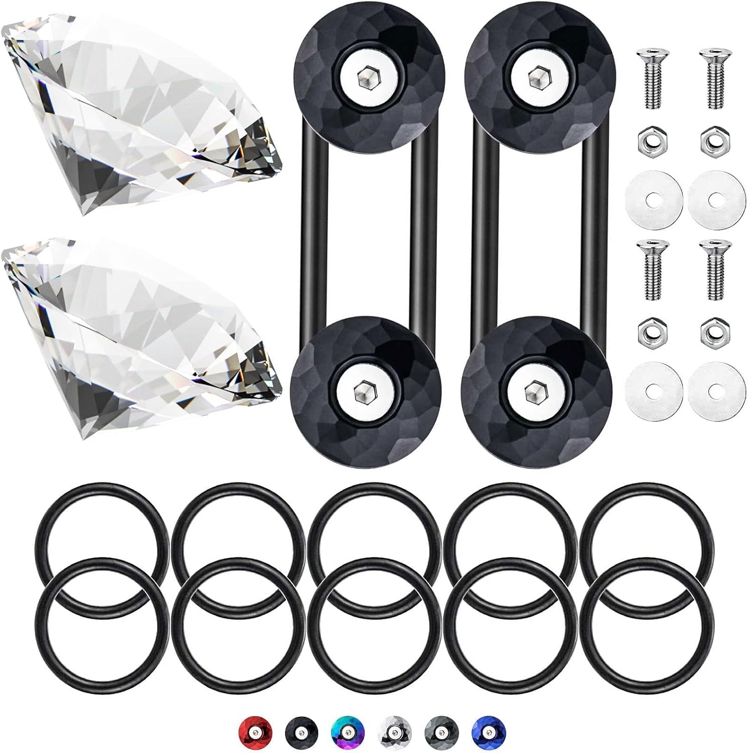 Bumper Quick Release, Mellbree Quick Release Bumper holder Clips Fasteners Straps