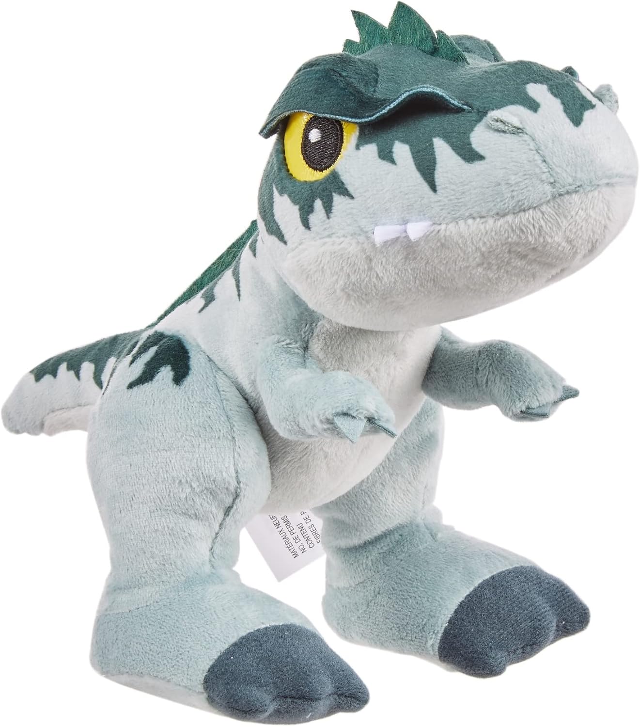 Mattel Jurassic World Dominion Mini Plush 7 in Soft Dinosaur Toys with Dino Sounds, Fun-to-Touch Fabrics, Collectible Gift for Kids & Fans Ages 3 Years Old & Up