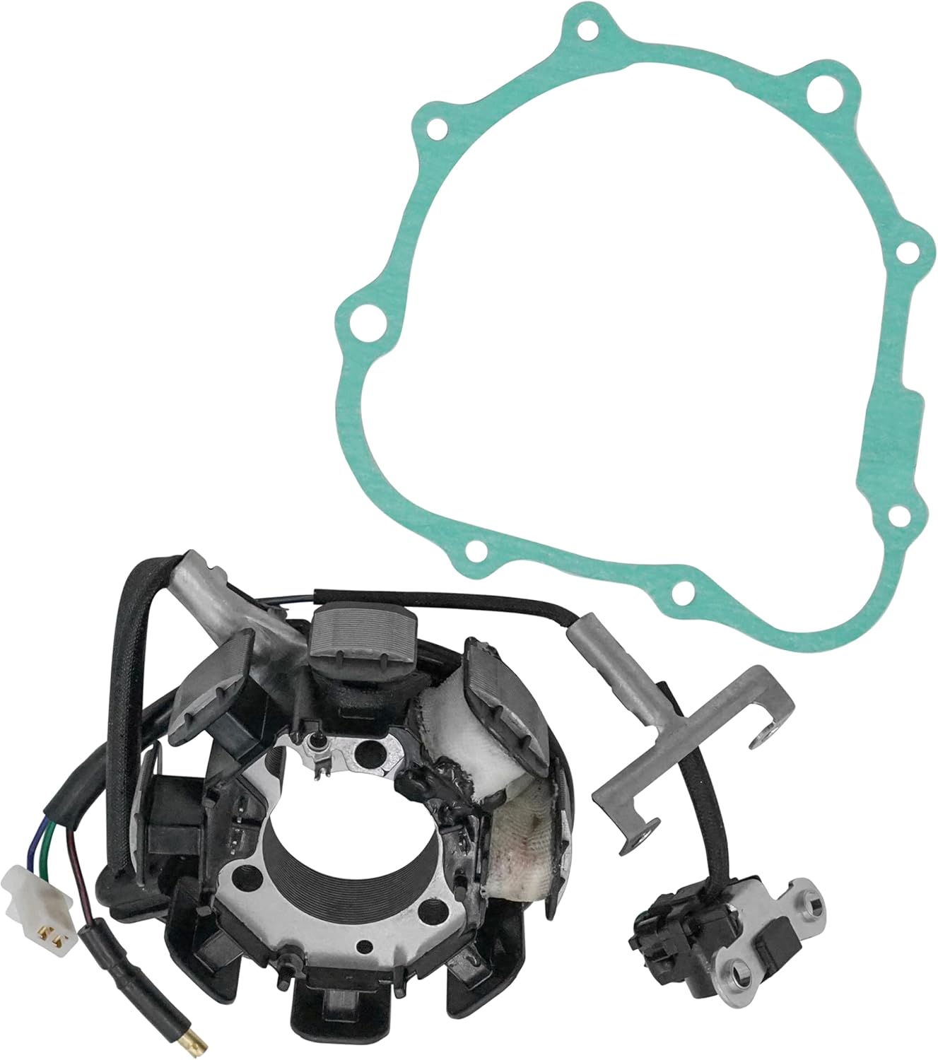Caltric Alternator Stator and Gasket Compatible With Honda Crf150F Crf150 F 2003 2004 2005
